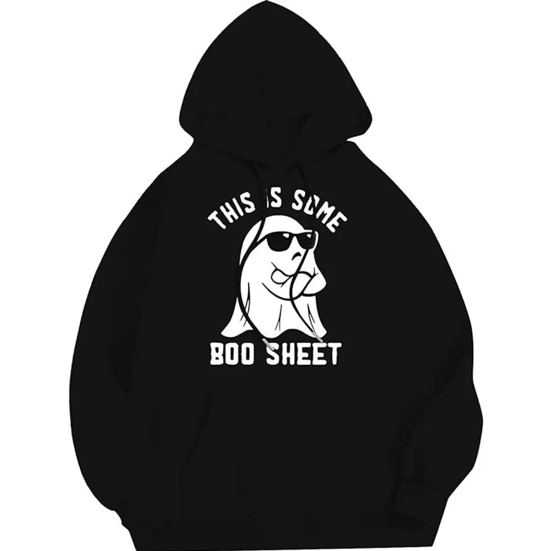 Cute Ghostly Hooded Sweatshirt