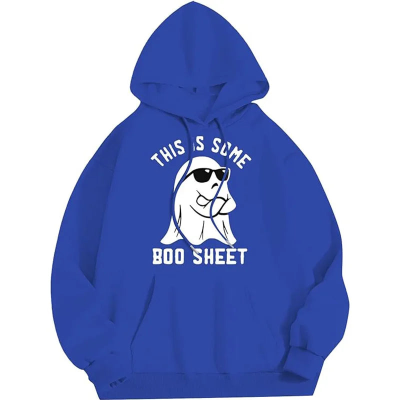 Cute Ghostly Hooded Sweatshirt