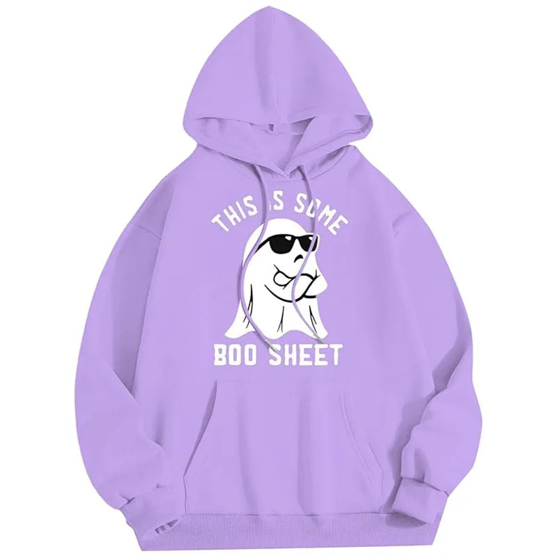 Cute Ghostly Hooded Sweatshirt