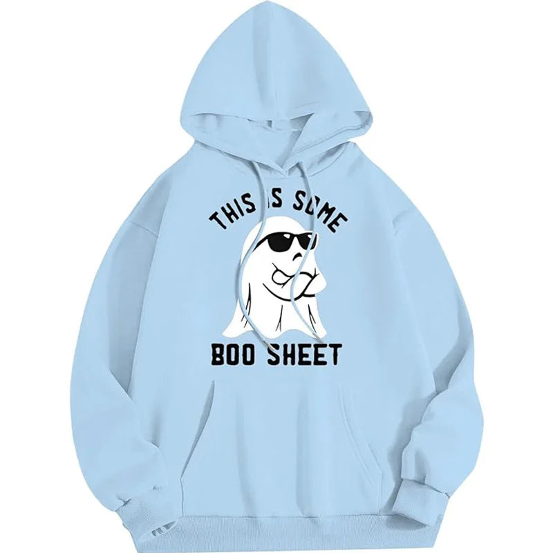 Cute Ghostly Hooded Sweatshirt
